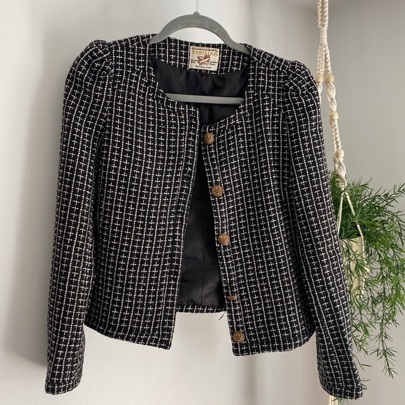Gossip girl inspired tweed blazer - Picture 1 of 4